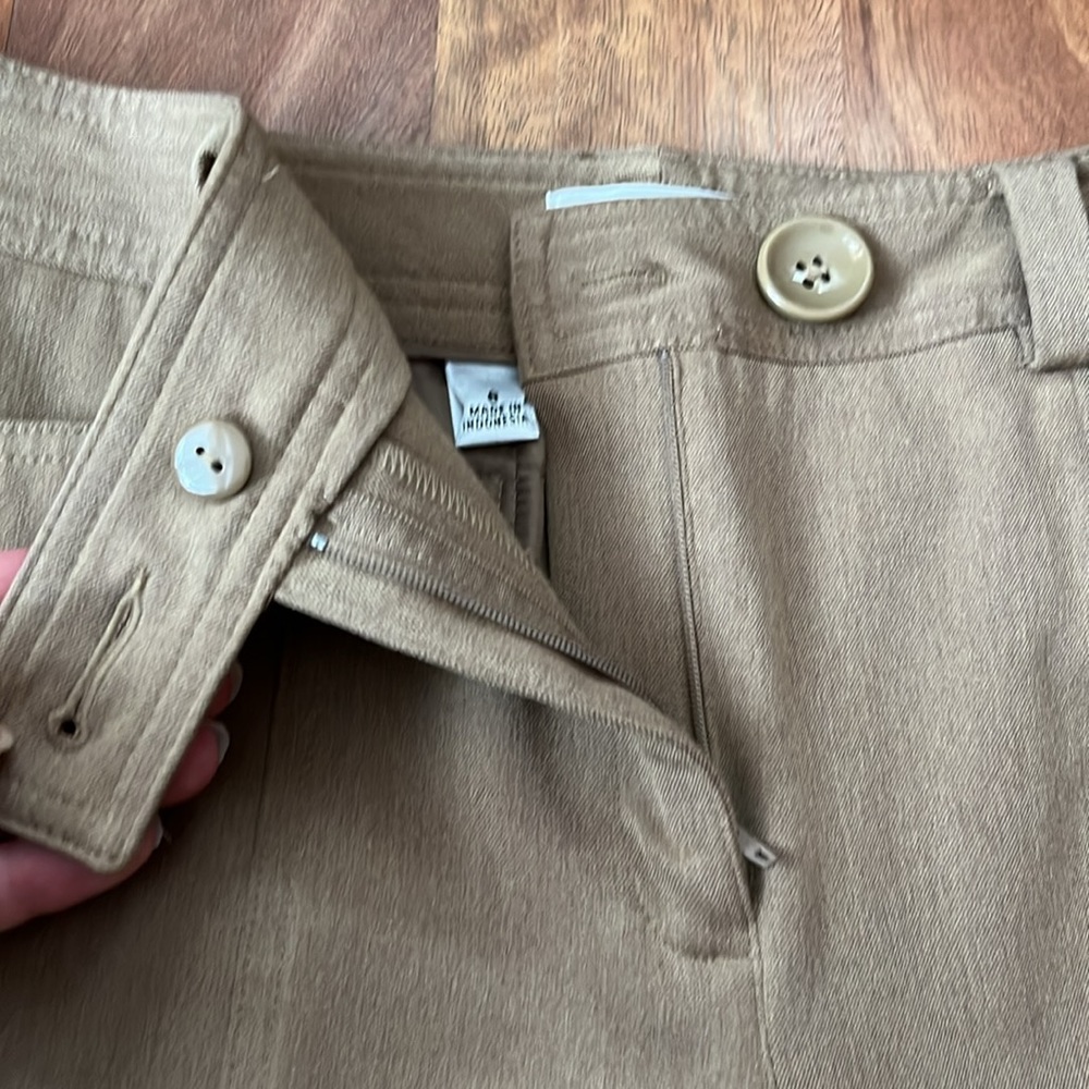Like new Talbots light brown slacks - Picture 4 of 13